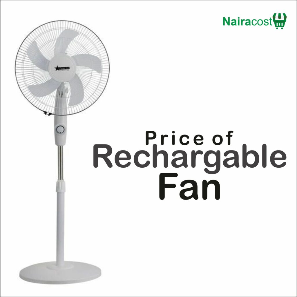 Price of Rechargeable Fan in Nigeria
