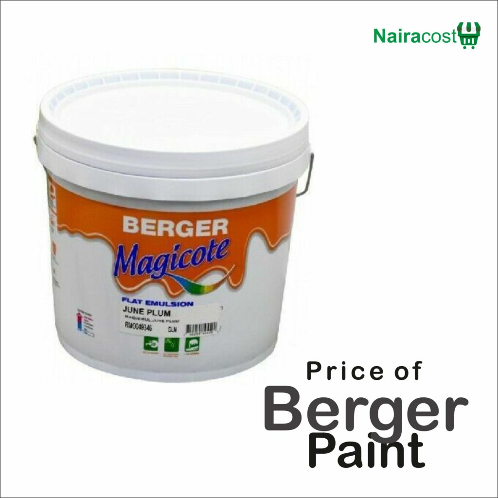Berger paint price in Nigeria