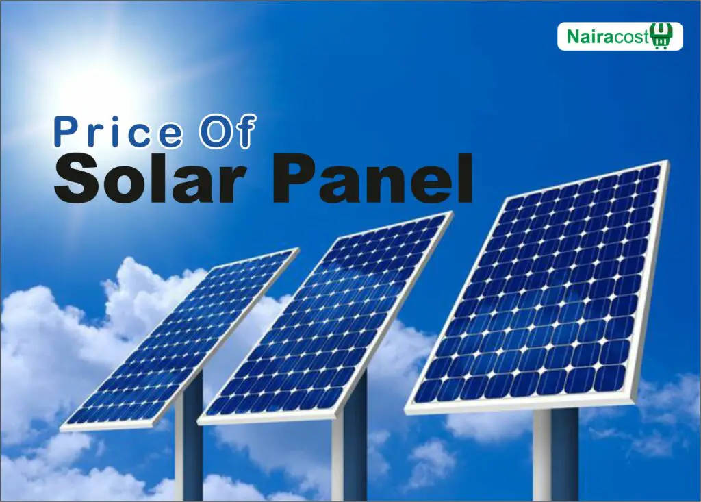 price of solar panel in nigeria