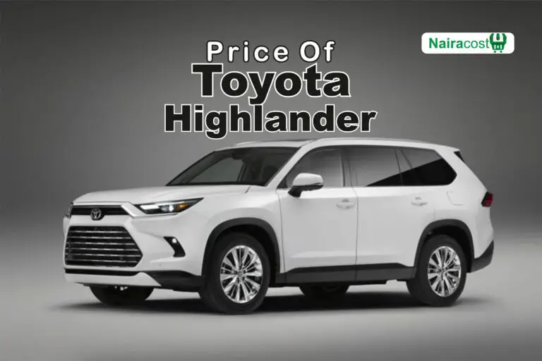 Price of Toyota Highlander in Nigeria